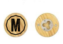 Load image into Gallery viewer, Round wooden bottle opener