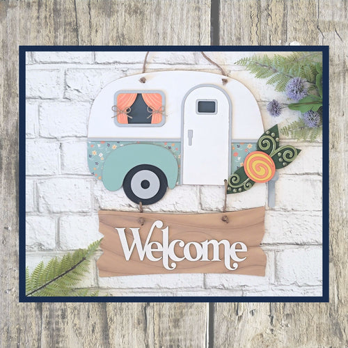 Vintage Camper Hanger DIY