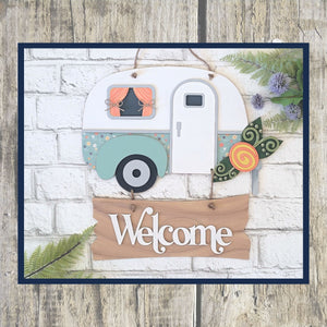 Vintage Camper Hanger DIY