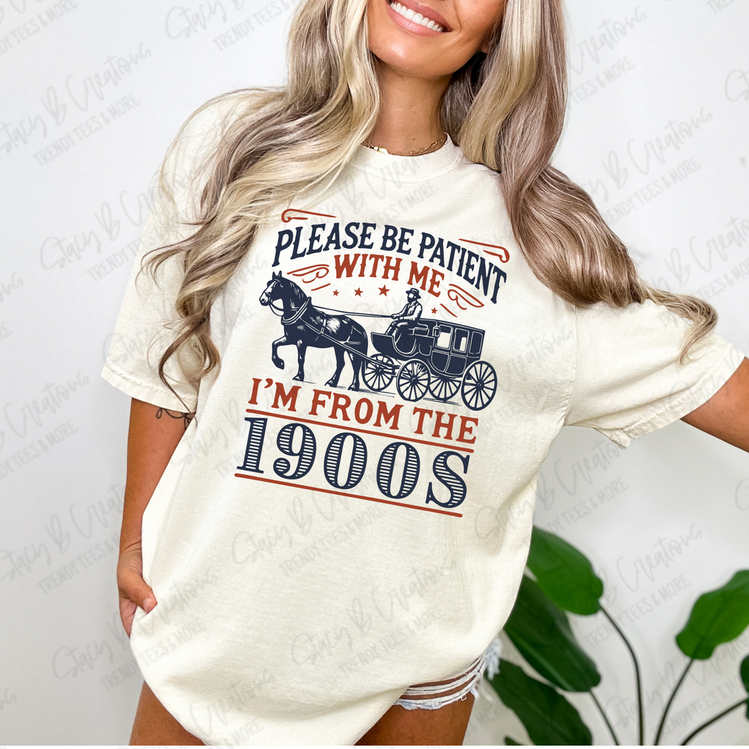 Please be patient with me. I'm from the 1900s