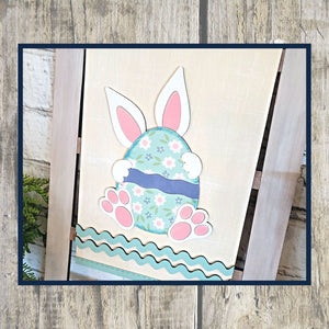 Interchangeable Wooden Tea Towel Ladder - Bunny