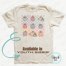 Load image into Gallery viewer, Checkered Pumpkins - Youth