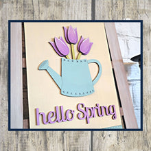 Load image into Gallery viewer, Interchangeable Wooden Tea Towel Ladder - Spring