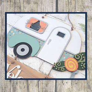 Vintage Camper Hanger DIY