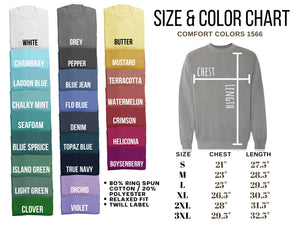 Custom Crewneck Sweatshirt - Comfort Colors