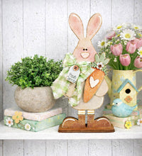 Load image into Gallery viewer, Bunny with Carrot Shelf Sitter DIY