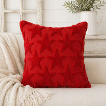Load image into Gallery viewer, Embroidered Star Pillow