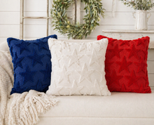 Load image into Gallery viewer, Embroidered Star Pillow