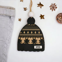 Load image into Gallery viewer, Personalized Beanie Ornament