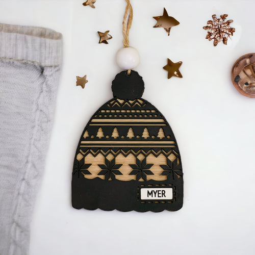 Personalized Beanie Ornament