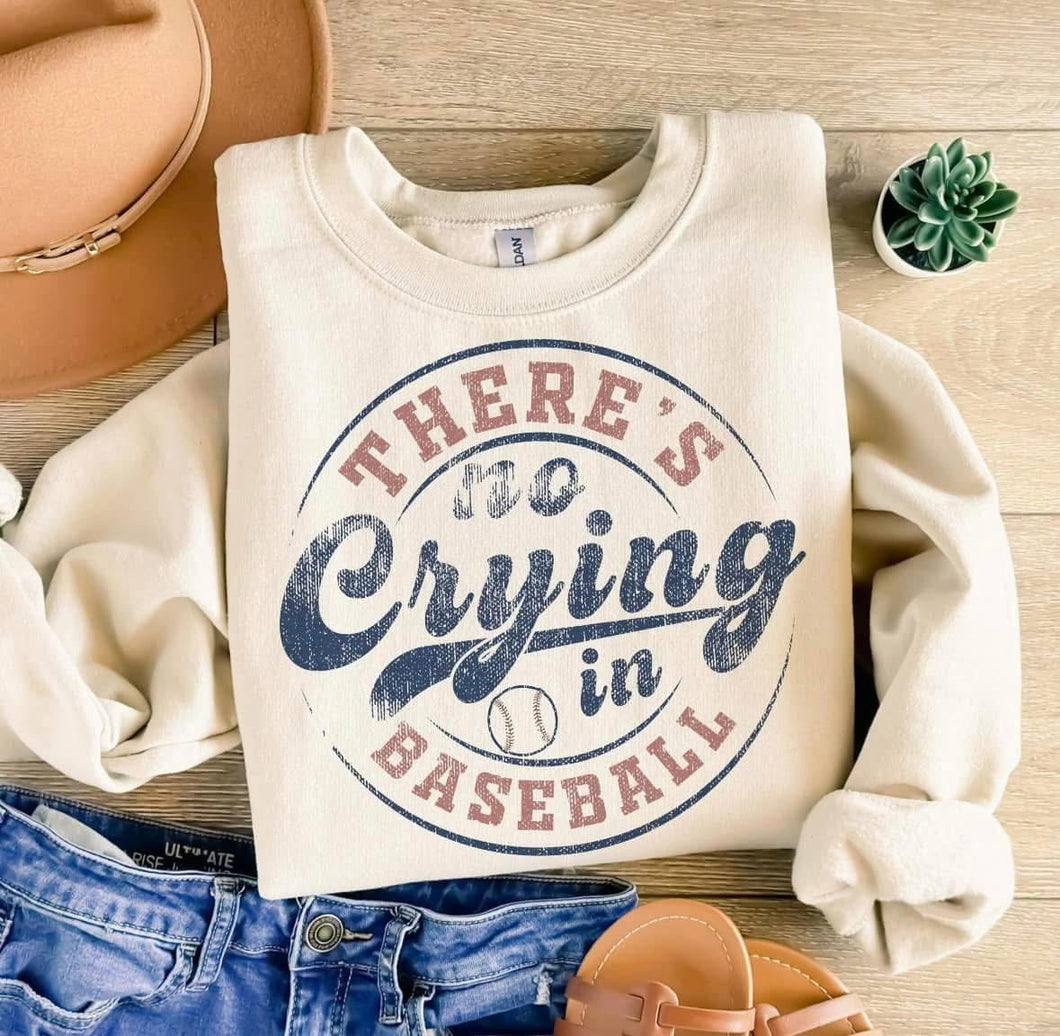 There’s no crying in baseball