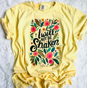 I will not be shaken