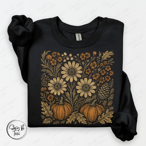 Floral with Pumpkins