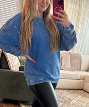 Load image into Gallery viewer, Luxe Corded Crew Sweatshirt