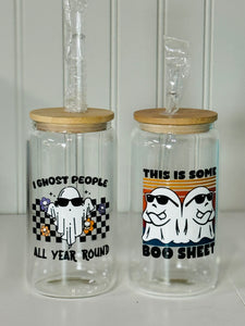 Halloween Glass Cup