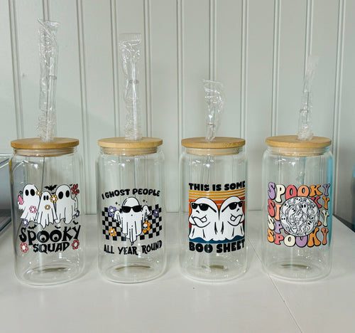 Halloween Glass Cup
