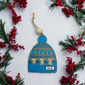 Personalized Beanie Ornament
