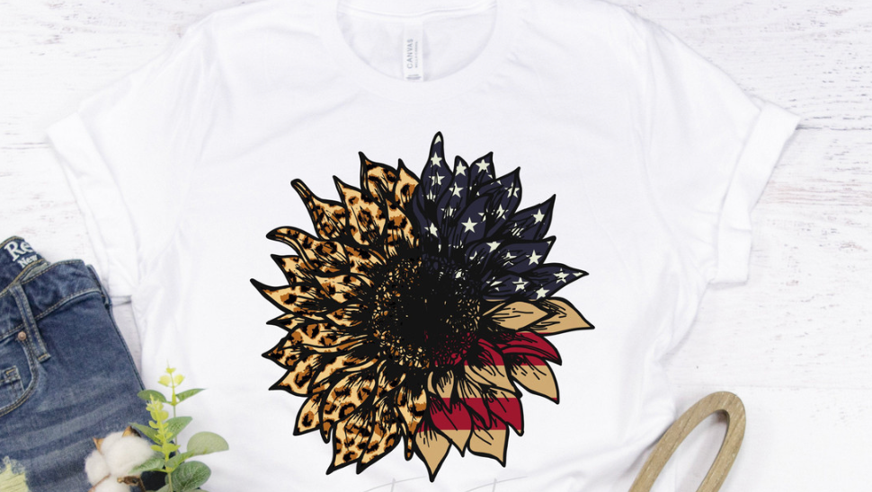 Leopard/Flag sunflower