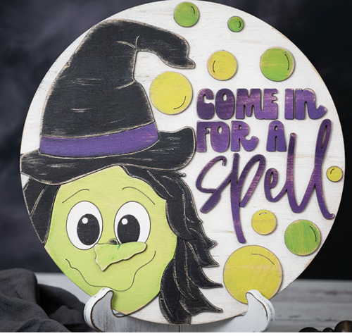 Come in for a spell Door Hanger DIY Kit