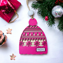 Load image into Gallery viewer, Personalized Beanie Ornament