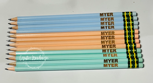 Personalized Pencils