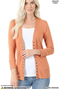 Snap Button Cardigan