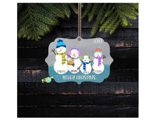 Load image into Gallery viewer, Personalized Family Ornament or Pillow Cover