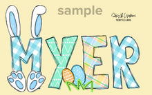 Load image into Gallery viewer, Personalized Plush Bunny