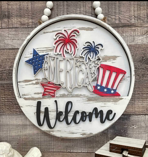 America Door Hanger DIY