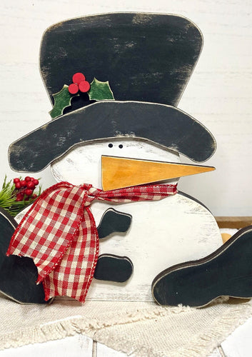 Snowman Shelf Sitter DIY Kit