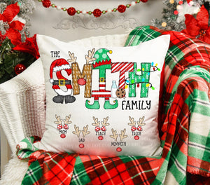 Personalized Christmas Pillow Cover