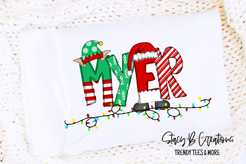Personalized Christmas Pillow Case