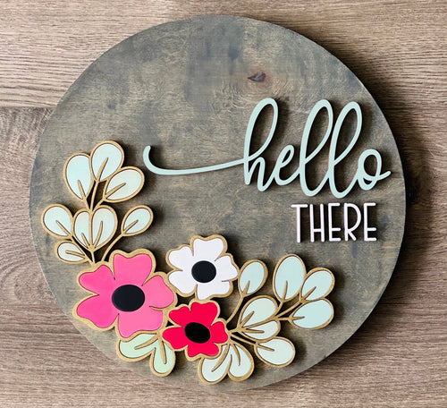 Hello There DIY Door Hanger