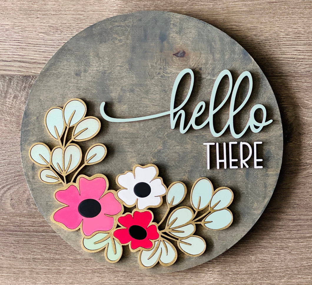 Hello There DIY Door Hanger