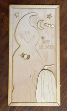 Load image into Gallery viewer, Happy Halloween Ghost wall sign DIY kit