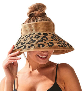 Messy Bun Beach Hat