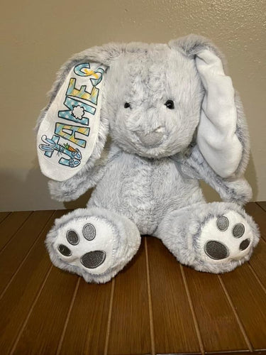 Personalized Plush Bunny