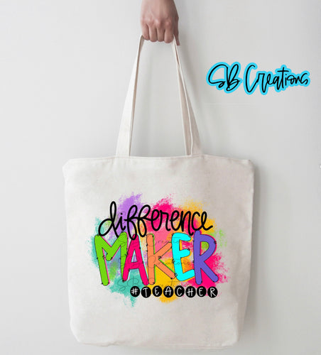 Difference Maker tote bag