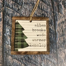 Load image into Gallery viewer, Framed personalized ornament