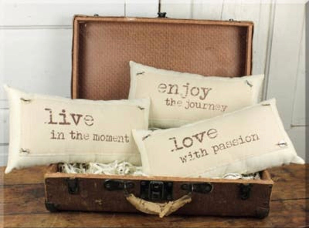 Vintage Inspirational Pillow