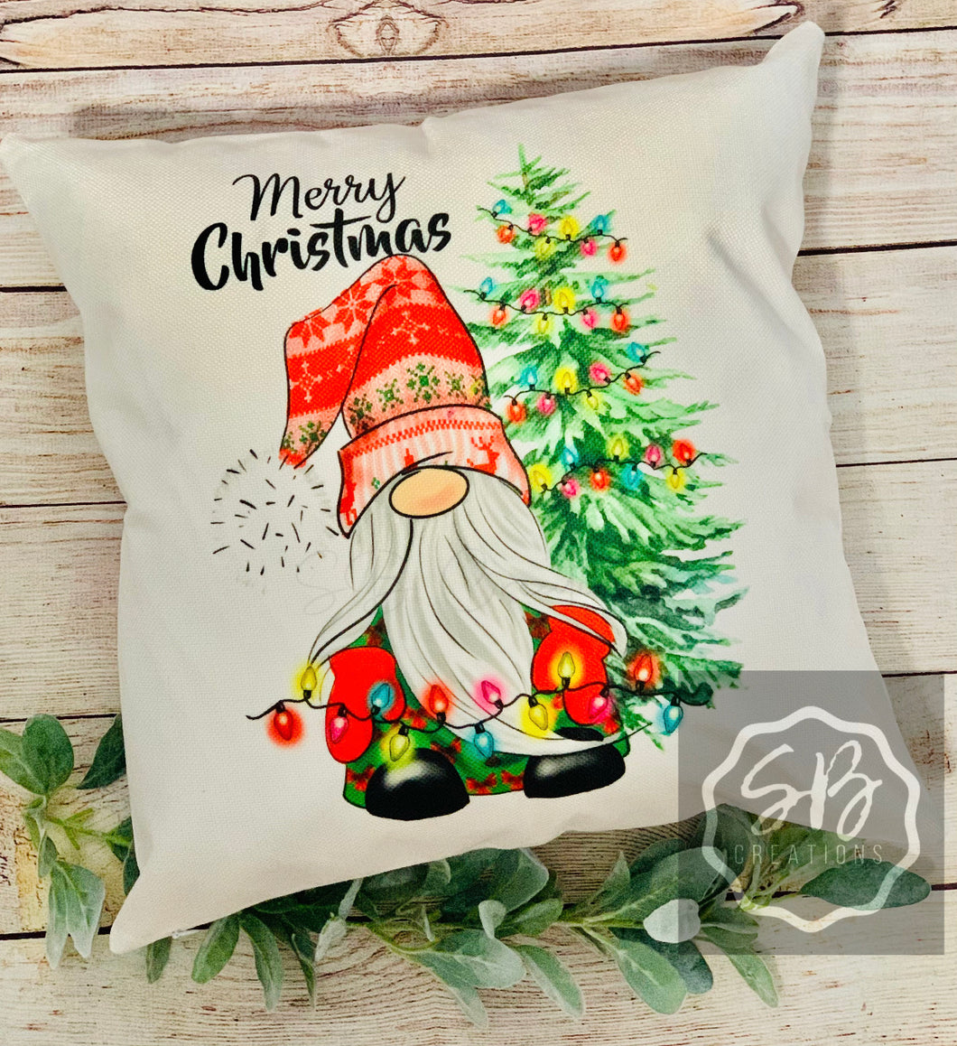 Gnome pillow cover