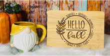 Load image into Gallery viewer, Hello Fall Cutting Board