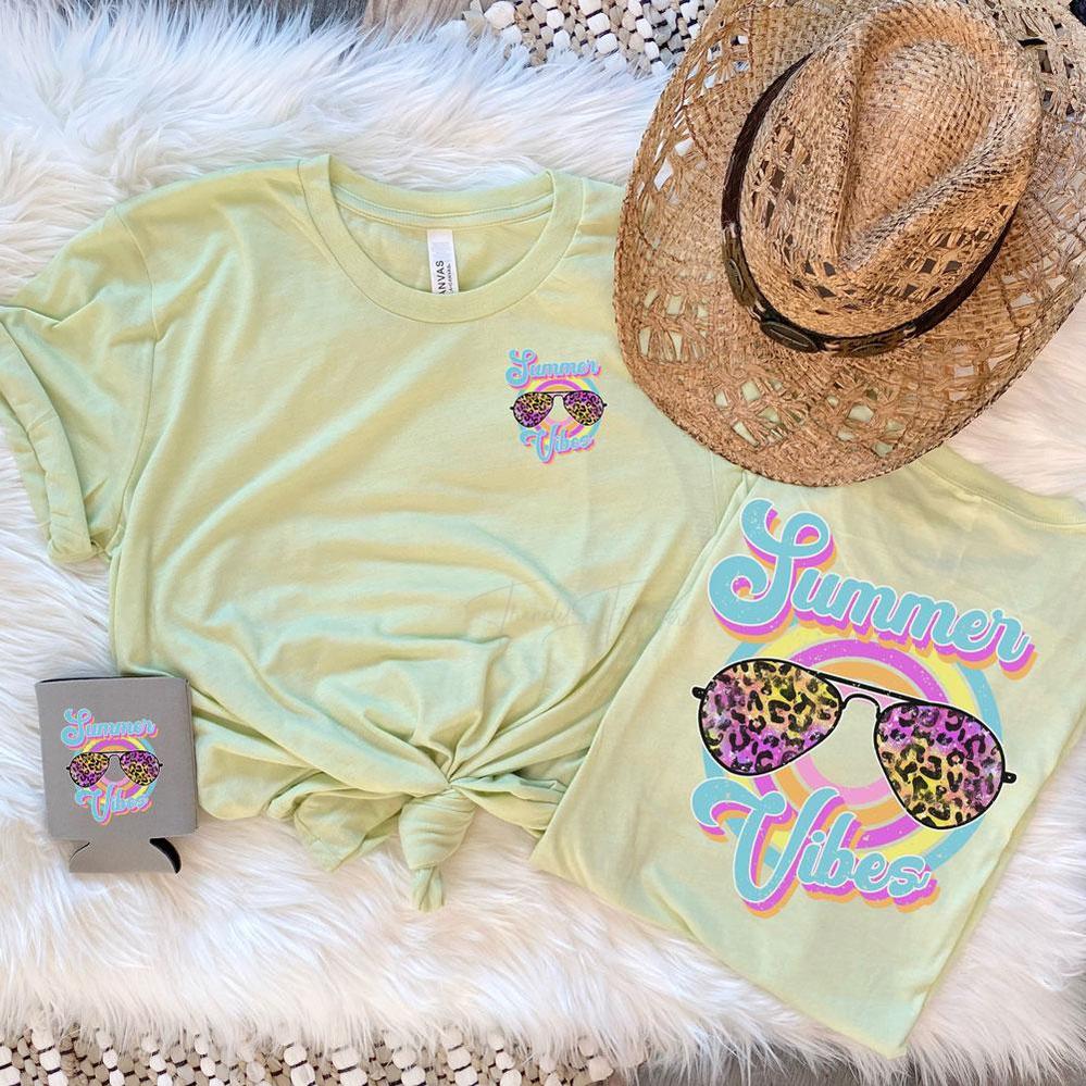 Summer Vibes - front and back