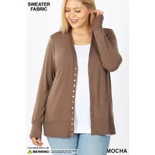 Load image into Gallery viewer, Snap Button Cardigan