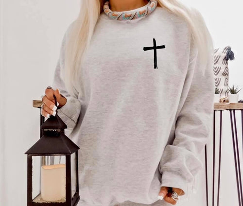Jesus has my back - front and back design
