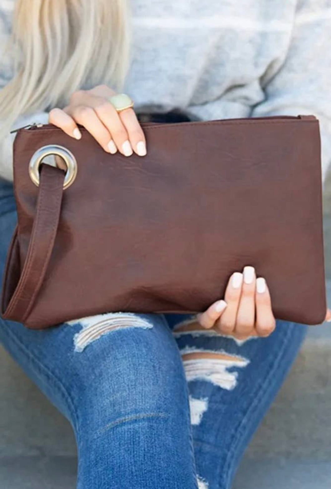 Handbag with Zipper