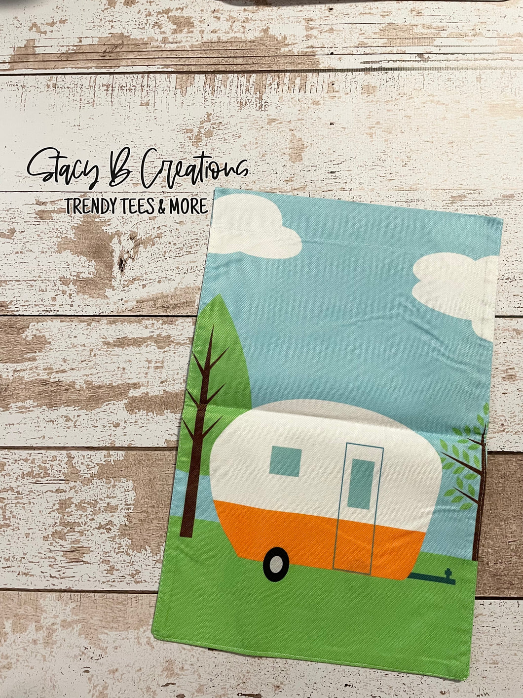 Camper Garden Flag