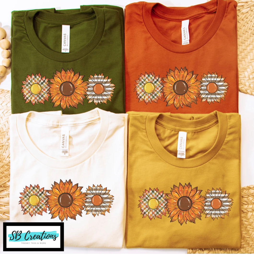 Sunflower Trio