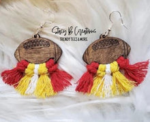 Load image into Gallery viewer, Football earrings
