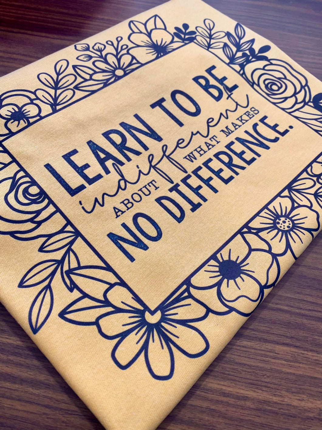 Learn to be indifferent